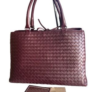 Bottega Veneta Intrecciato Leather Tote